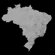 4.png Topographic Map of Brazil – 3D Terrain