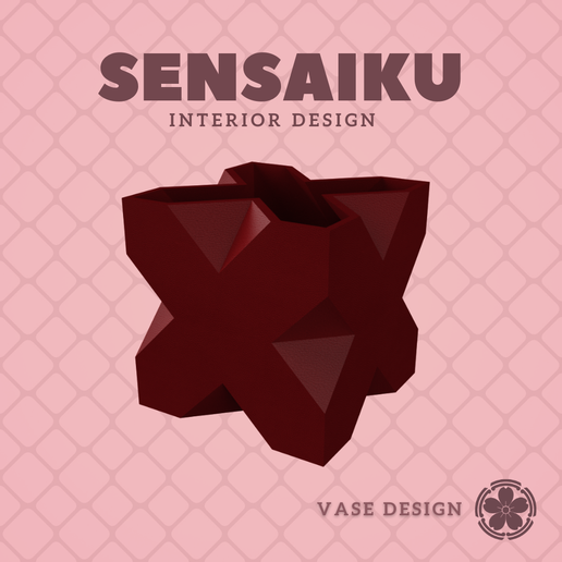 55. Cube 55 Custom Vase Design: Personalized Forms for Miniature and Modern Spaces - Ikebana Home Decoration for Modern Diorama