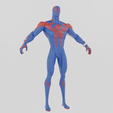 Renders0003.png Spiderman 2099 Spiderverse Textured Rigged Lowpoly