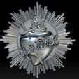 A3.jpg Model of the Immaculate Heart of Mary 2 3D print mode