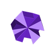 Rh_T_Half_FairPartA_20mm.stl Dissection of a Rhombic Triacontahedron, Golden Ratio