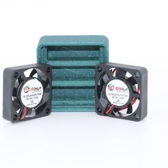 50f7c7f6-7409-49e4-9ce5-e8c5169826b7.JPG Fichier 3D gratuit Support de ventilateur Gridfinity 3075 raspberry pi・Modèle pour impression 3D à télécharger