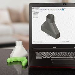 Thingiverse.jpg Descargar archivo STL gratis Conducto de aire del ventilador de enfriamiento - Parte 3: Guía para principiantes de Fusion 360 • Diseño para imprimir en 3D, DIYODE