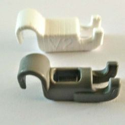 original_and_printed_clip.jpg Télécharger fichier STL gratuit Pince pour lave-vaisselle Siemens SN66 • Objet à imprimer en 3D, robinst