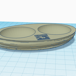 double_bowl_1.png STL file Double terrarium bowl・3D printable model to download