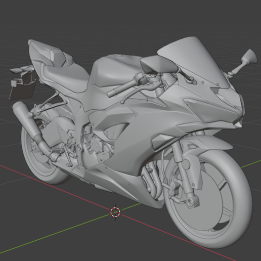3Dパーツ参考画像 🥷 Kawasaki Ninja Zx-6r・ STL File for 3D printing・Cults