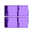 FlexCubeHingedLooseLeftHalf.stl Snapping Hinged Infinity Cube, Magic Cube, Flexible Cube, Folding Cube