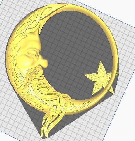 sun and moon 3D model