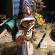 Photo-Jul-24,-1-58-45-PM.jpg Gnomess Cleric, female gnome Tabletop RPG miniature or garden gnome