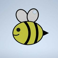 Snímek-obrazovky-2021-04-23-112232.jpg Fichier STL Porte-clés abeille・Plan à imprimer en 3D à télécharger, 3DPrintol