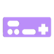 topmask_v3.stl Free 3D file NES/DENDI/SUBOR gamepad・Template to download and 3D print