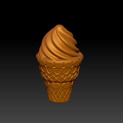 冰淇淋雪糕.jpg STL file ice cream・3D printer design to download, 3D_Dragon