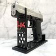 IMG_0605.jpg KWA KSC H&K HK USP COMPACT AIRSOFT GUN RACK DISPLAY STAND HOLDER