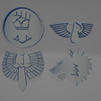 Thumb 1.png ALL LOYALIST LEGIONS ICON MOULDED 'HARD TRANSFER' FOR HORUS HERESY