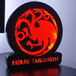 20220906_203113.jpg Fichier STL gratuit Maison Targaryen Lightbox・Modèle imprimable en 3D à télécharger, LnPrintingLab