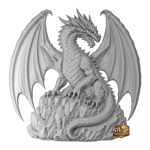 🐉 Dragon Guardian – CNC Wood Carving Relief STL for Router & 3D ...