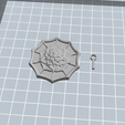 flower_pendant_model_screenshot.png Fichier STL Pendentif fleur géométrique en forme de toile・Objet imprimable en 3D à télécharger