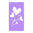 LoveLantern_PANEL_flower-hearts.stl Love Lantern - additional content