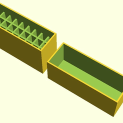 MetalStampBox.png Divided Parametric Box and Lid (Metal Stamps, etc)