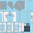 newParts.png Star Wars Tantive IV Blockade Runner Modular Corridor Diorama Playset for 6" Action Figures
