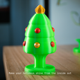 3-Cults.png Xmas Tree - Spinning Toy