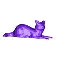 cat2.stl Fichier STL gratuit Low Poly Cat・Objet imprimable en 3D à télécharger