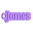 hd_font_keychain_v4_0_20160416-2406-1tut968-0.stl Fichier STL gratuit Porte-clés - James・Design à télécharger et à imprimer en 3D, Jameschu