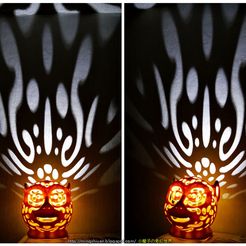 20150517works_09.jpg Бесплатный STL файл Monkey Lamps・Дизайн 3D принтера для загрузки