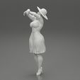 Girl-0010.jpg Elegant Woman Modern Style Fashion Posing in Hat 3D print model
