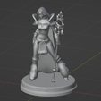 cea BEBE 8 ey Crystal Maiden Printable from Dota2 3D model