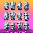 Galaxy-Warriors-Heads-C.jpg Galactic Warriors - 51 x Heads