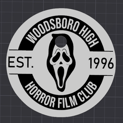 WoodsburyHigh.png Gobelet Simple Modern 40 oz Topper - Woodsboro High (Scream)