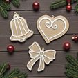 IMG_7722.jpg Gingerbread Christmas Ornaments | Cute Holiday Cookie STL Set