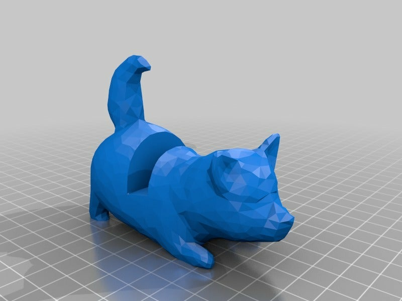 Download free STL file cute shiba phone stand 柴柴手機架 • 3D printer object ...