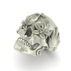 1.jpg Download STL file Skull ring • 3D print object, regardtabotes
