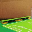 gks3.jpg O estádio do clube polaco GKS Katowice numa escala de 1: 800