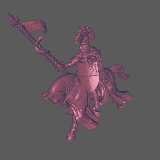 Lion lord on horse