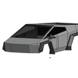 1.png Cybertruck 6x6 body 1/10 - easy to print/easy to change scale