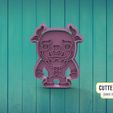 bestia.jpg Fichier STL Bestia La Belle et la Bête Cookie Cutter・Objet pour impression 3D à télécharger