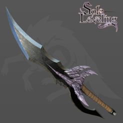 2.jpg Rasaka's Fang dagger from Solo Leveling for cosplay 3d model