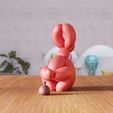 untitled9.png 3D Shitting Balloon Dog STL File - 334