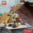 c.jpg Print In Place Cute Flexi Kangaroo