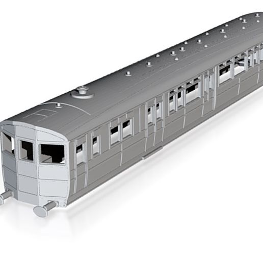GWR Q DIAG STEAM RAILMOTOR 1/148 scale 3D model