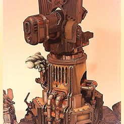 20161222_133200_30999283803_o.jpg Free STL file Big Plasma Cannon Turret・3D print object to download