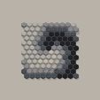 01-1d9967df-spiral-ramp-modular-wall-art-437a8419-01.jpg Spiral Ramp — modular hex wall art panel
