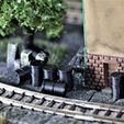Bild-3.jpg N scale model railroad - Cargo - Barrel with 3 rings - 16 pieces