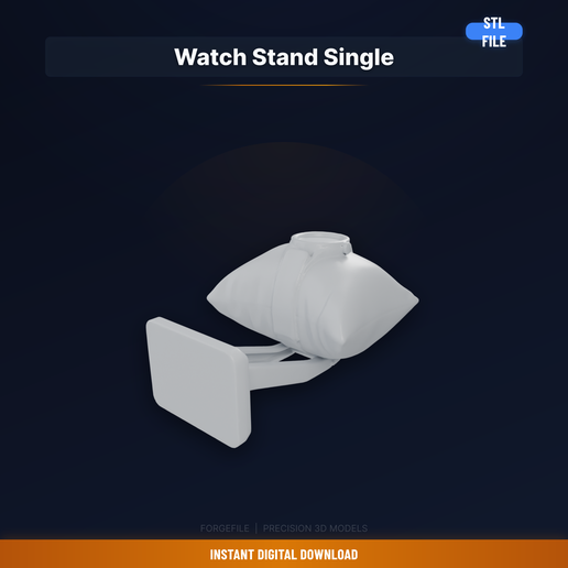 Single Watch Display Stand, Pillow Holder, Watch - 3D Printable STL File