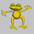 2.png Funny frog STL file