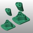 Kit pieds pour 10mm et kit pour 8mm bleu vert.JPG Fichier STL PING & PONG tables・Plan pour impression 3D à télécharger