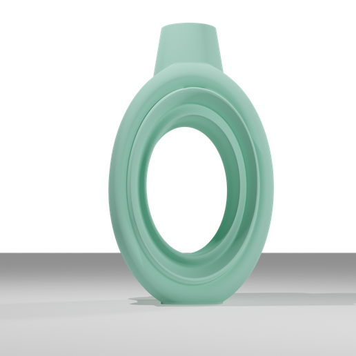 Abstract Vase Made In Blender 3D model